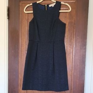 Loft Navy Blue Sleeveless Dress